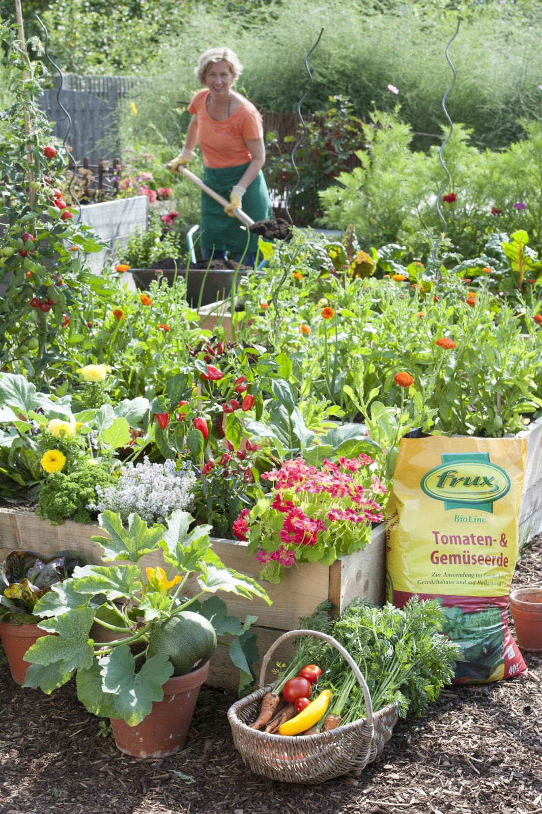 NATURErde Für Tomaten, Gemüse & Beeren – Torffrei, 45 Liter, Perfekt Für Hochbeete & Aromatische Ernten